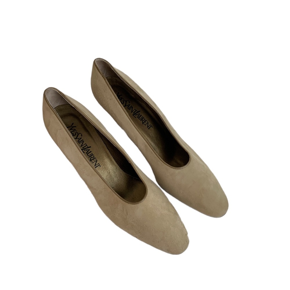 Yves Saint Laurent Women’s Size 7 1/2 Beige Pumps 74155M
